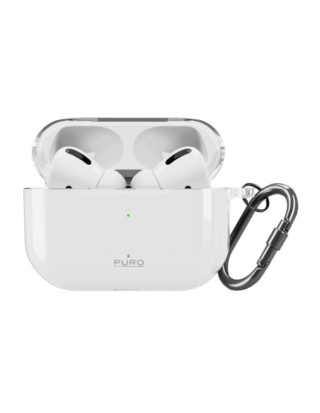 
„AirPods Pro 3 0.3“ ausinių dėklas – permatomas, nuogo spalvos
