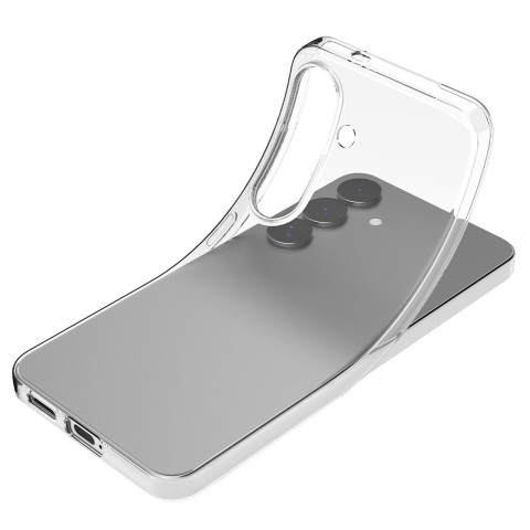 
Silikoninis dėklas, skirtas „Samsung Galaxy S25 03“, nude spalvos - skaidrus
