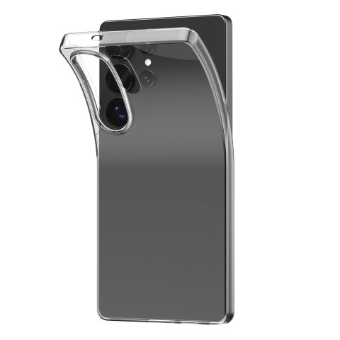 
Silikoninis dėklas, skirtas „Samsung Galaxy S25 Ultra 03“, nude spalvos - skaidrus
