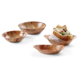 Medinis ovalus virtuvės dubuo 230x180mm - Hendi 425602