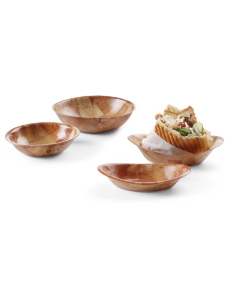 Medinis ovalus virtuvės dubuo 230x180mm - Hendi 425602