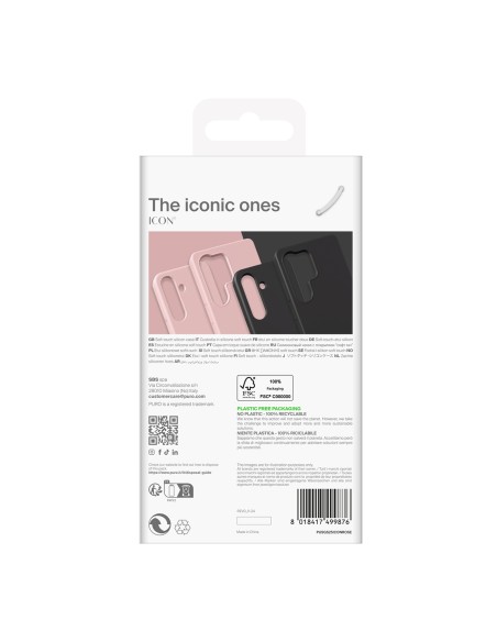 
Silikoninis dėklas, skirtas „Samsung Galaxy S25 Icon“ - rožinis
