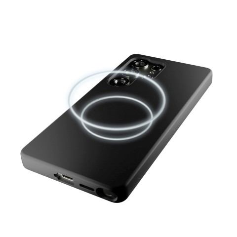 
Silikoninis dėklas, skirtas „Samsung Galaxy S25 Ultra Icon“ - juodas
