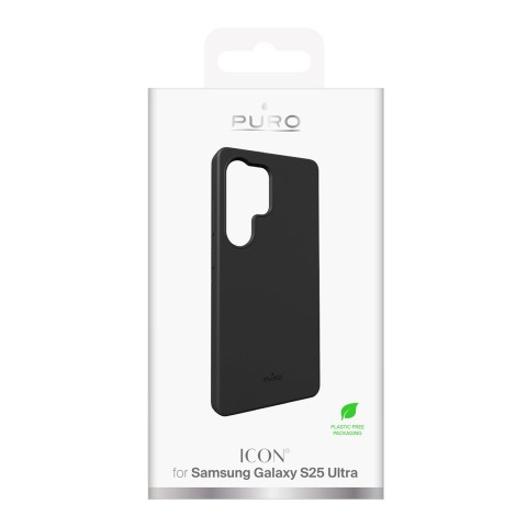 
Silikoninis dėklas, skirtas „Samsung Galaxy S25 Ultra Icon“ - juodas
