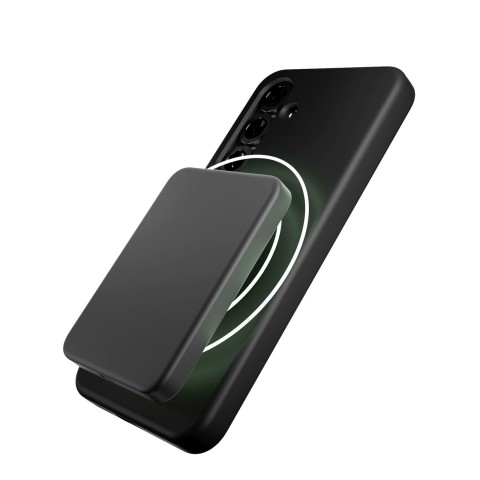 
Silikoninis dėklas, skirtas „Samsung Galaxy S25 Icon Mag MagSafe“ – juodas
