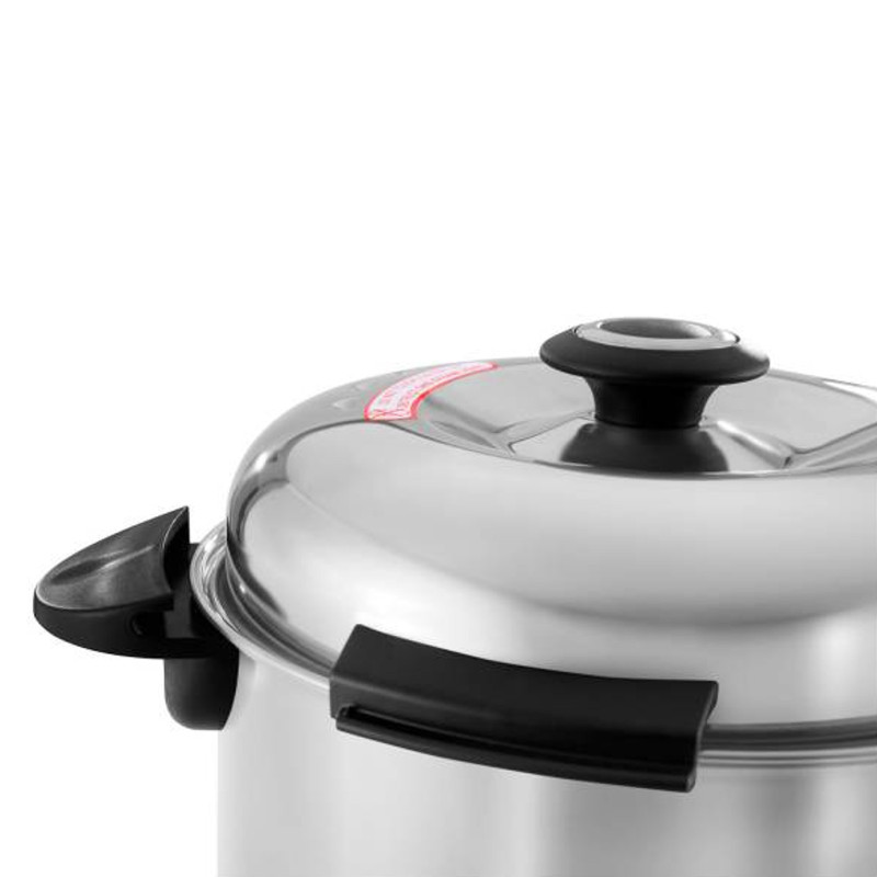 Warnik šildytuvas su lašinamomis grotelėmis karštam vandeniui, nerūdijantis plienas 230V 16L