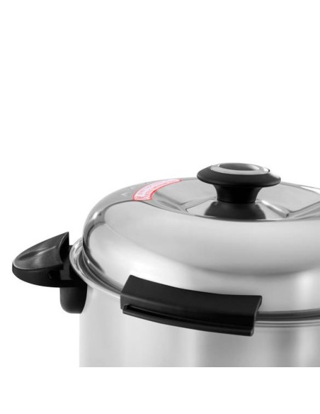 Warnik šildytuvas su lašinamomis grotelėmis karštam vandeniui, nerūdijantis plienas 230V 16L