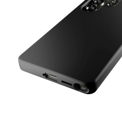 
Silikoninis dėklas, skirtas „Samsung Galaxy S25 Ultra Icon Mag MagSafe“ – juodas

