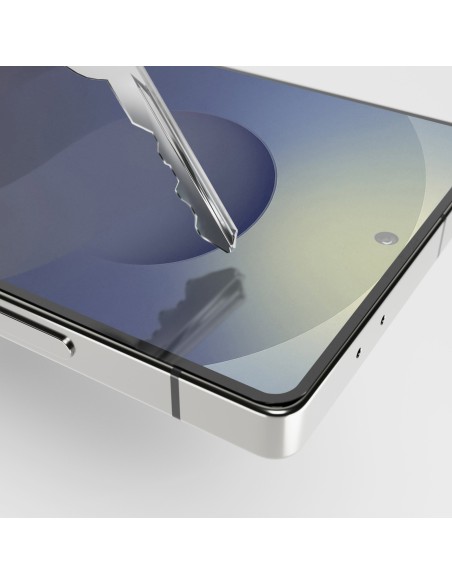 
Grūdintas stiklas, skirtas „Samsung Galaxy S25 Ultra“ su juodu rėmeliu
