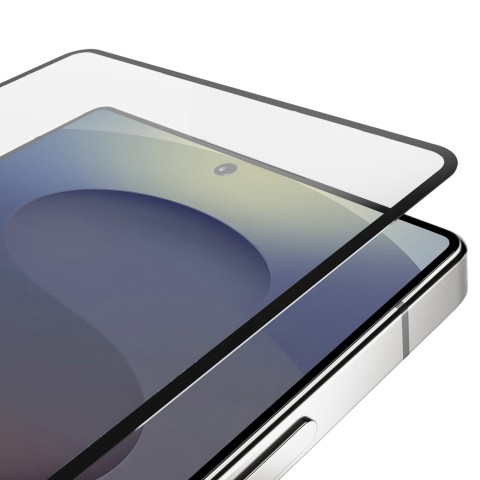 
Grūdintas stiklas, skirtas „Samsung Galaxy S25 Ultra“ su juodu rėmeliu
