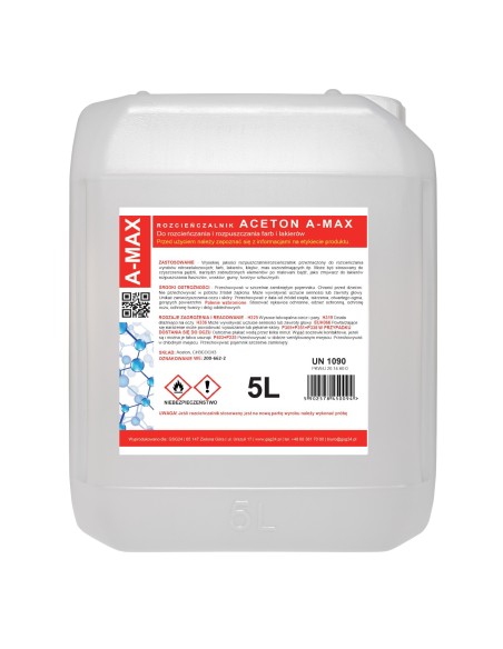 Acetono tirpiklio valiklis A-MAX 5L Acetono tirpiklio valiklis A-MAX 5L