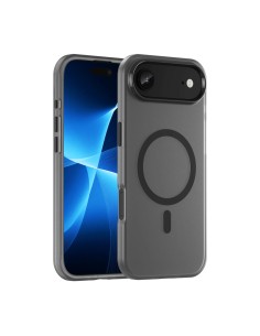 
„iPhone 17 Air“ magnetinis abrazyvinis „MagSafe“ dėklas – matinės juodos spalvos
