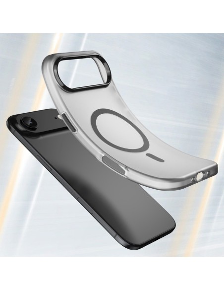 
„iPhone 17 Air“ magnetinis abrazyvinis „MagSafe“ dėklas – matinės juodos spalvos
