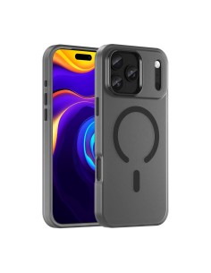 
„iPhone 17 Pro“ magnetinis abrazyvinis „MagSafe“ dėklas – matinės juodos spalvos
