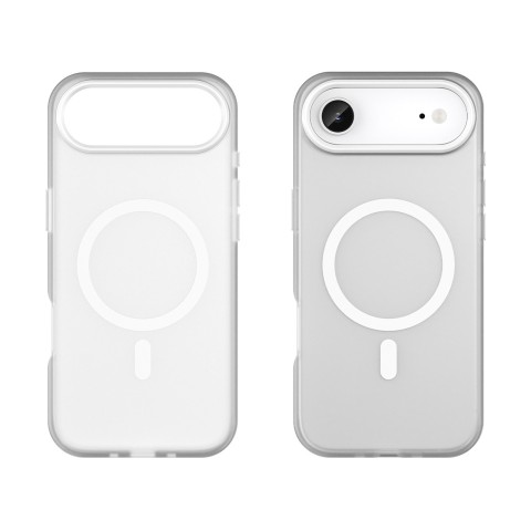 
„iPhone 17 Air“ magnetinis abrazyvinis „MagSafe“ dėklas – matinės baltos spalvos
