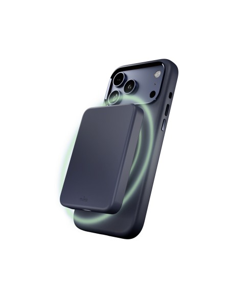 
„iPhone 17 Pro MagSafe“ silikoninis dėklas su kameros apsauga ir aliuminio mygtukais – tamsiai mėlynas
