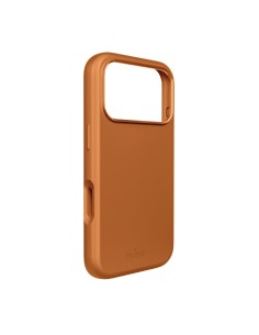 
„iPhone 17 Pro MagSafe“ silikoninis dėklas su kameros apsauga ir aliuminio mygtukais – oranžinis
