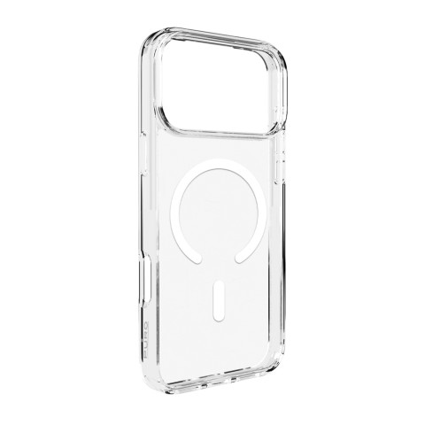 
„iPhone 17 Pro MagSafe Lite Mag TPU“ kompiuterio dėklas – permatomas baltas žiedas

