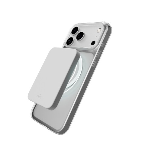 
„iPhone 17 Pro MagSafe Lite Mag TPU“ kompiuterio dėklas – permatomas baltas žiedas
