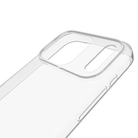 
iPhone 17 Pro 0.3 itin plonas TPU dėklas, kūno spalvos – permatomas
