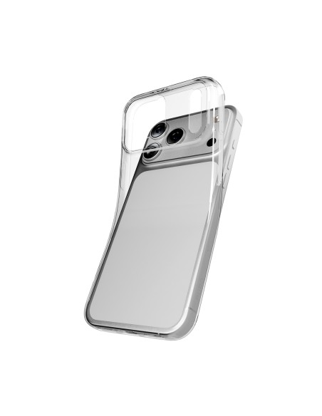 
iPhone 17 Pro 0.3 itin plonas TPU dėklas, kūno spalvos – permatomas
