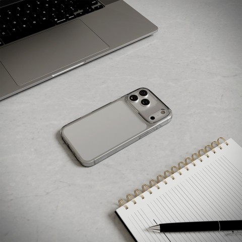 
iPhone 17 Pro 0.3 itin plonas TPU dėklas, kūno spalvos – permatomas

