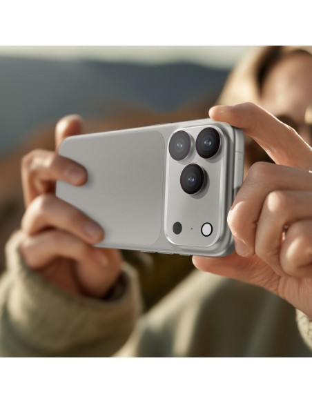 
„iPhone 17 Pro“ viso objektyvo stiklinis kameros salelės apsauginis dėklas
