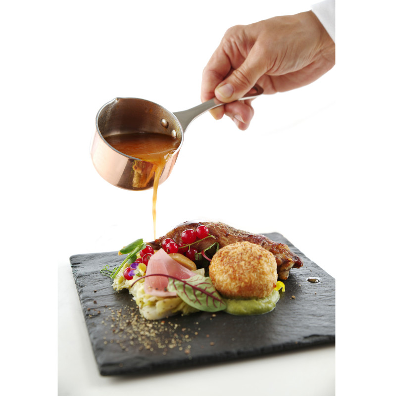 Miniatiūrinis puodas su snapeliu, vario sk.50x(H)30mm Hendi 607015