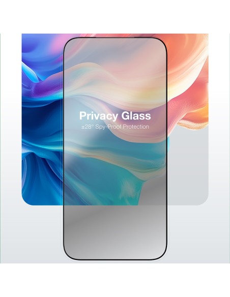 
„Radix Privacy“ grūdintas stiklas, skirtas „iPhone 17 Pro Max“
