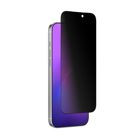 
„iPhone 17 Pro Titan“ apsauginis grūdintas stiklas su „FusionFilter 7“ apsauga nuo privatumo
