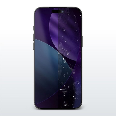 
„iPhone 17 Pro Titan“ apsauginis grūdintas stiklas su „FusionFilter 7“ apsauga nuo privatumo

