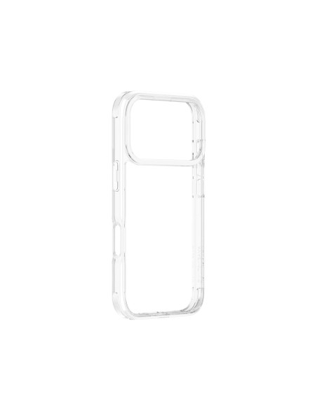 
iPhone 17 Pro Max minimalaus dizaino dėklas – skaidrus
