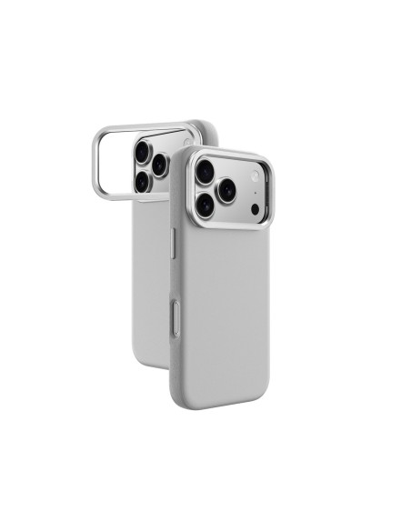 
„iPhone 17 Pro Max Glamour“ dėklas su stovu – pilkas
