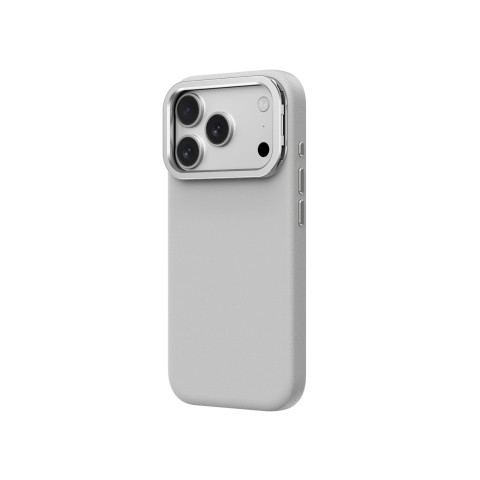 
„iPhone 17 Pro Max Glamour“ dėklas su stovu – pilkas

