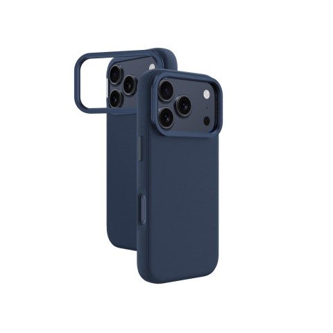 
„iPhone 17 Pro Max Glamour“ dėklas su stovu – mėlynas
