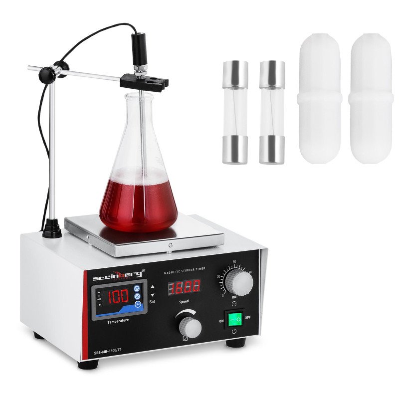 Laboratorinė magnetinė maišyklė 100C laikmatis + maišyklės Laboratorinė magnetinė maišyklė 100C laikmatis + maišyklės
