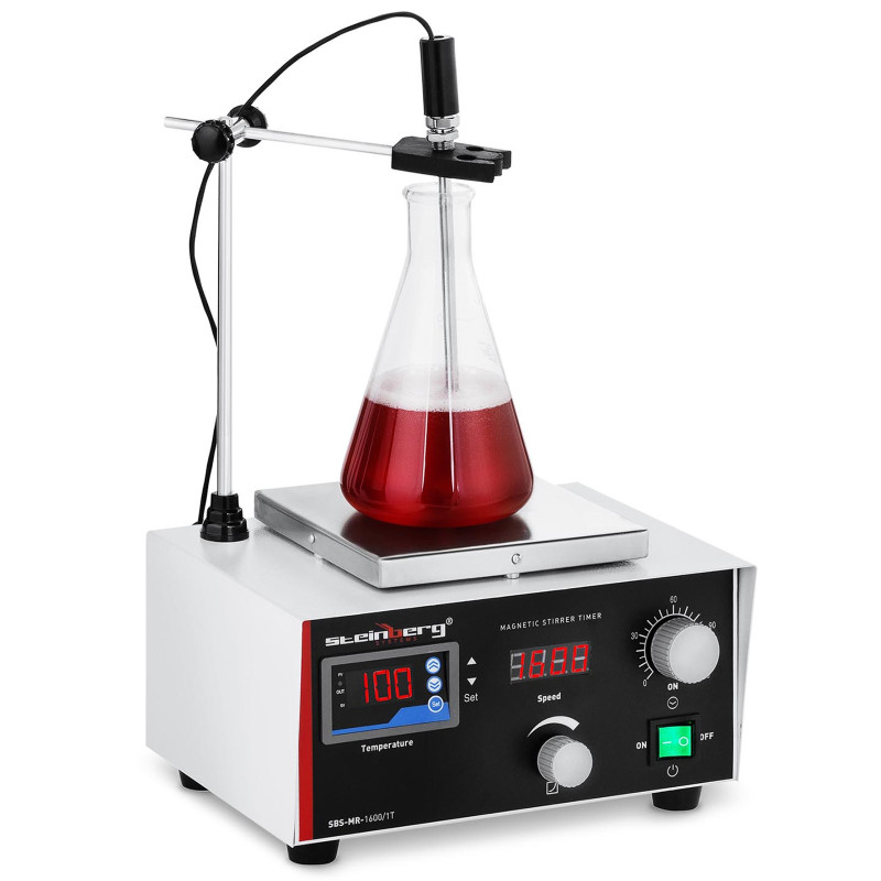 Laboratorinė magnetinė maišyklė 100C laikmatis + maišyklės