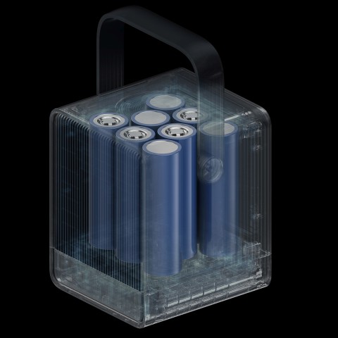 
Belaidžio įkrovimo išorinė baterija (40000mAh, USB-C, USB-A, 300W) – juoda
