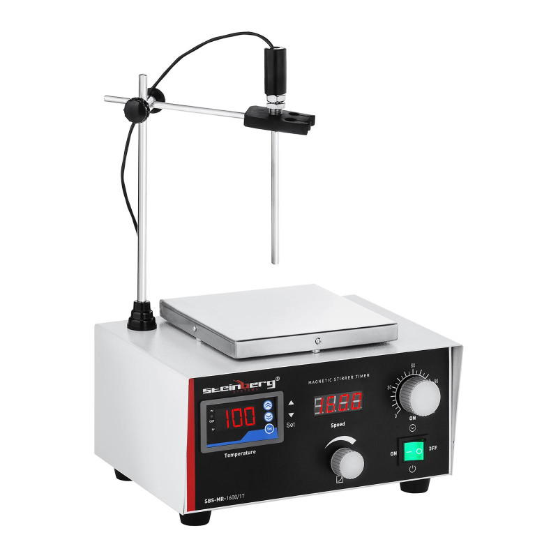 Laboratorinė magnetinė maišyklė 100C laikmatis + maišyklės