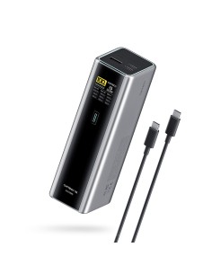 
Nešiojamoji baterija 20000mAh USB-C USB-A 210W - pilka
