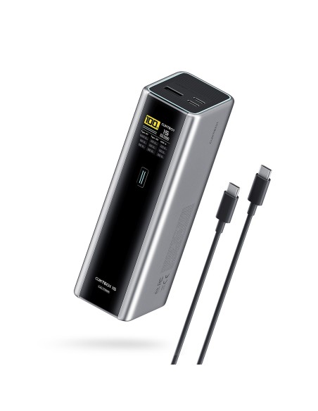 
Nešiojamoji baterija 20000mAh USB-C USB-A 210W - pilka
