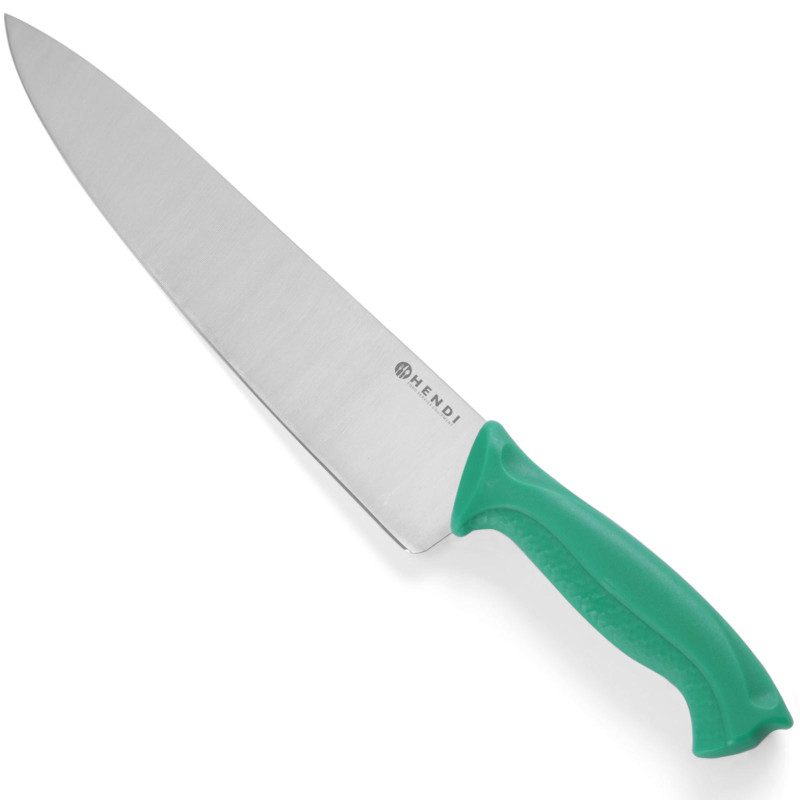 Virėjo peilis daržovėms ir vaisiams HACCP 385mm - žalias - HENDI 842713