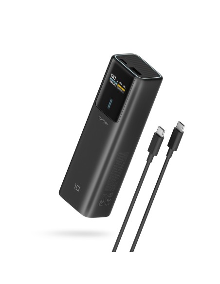 
Nešiojamoji baterija 10000mAh USB-C USB-A 150W - juoda
