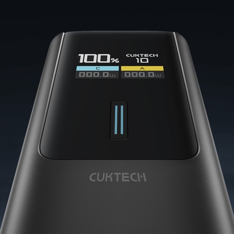 
Nešiojamoji baterija 10000mAh USB-C USB-A 150W - juoda
