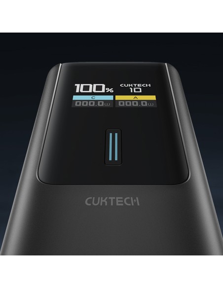 
Nešiojamoji baterija 10000mAh USB-C USB-A 150W - juoda
