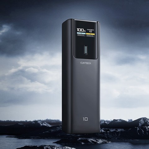 
Nešiojamoji baterija 10000mAh USB-C USB-A 150W - juoda
