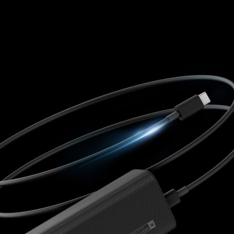
Nešiojamoji baterija 10000mAh USB-C USB-A 150W - juoda
