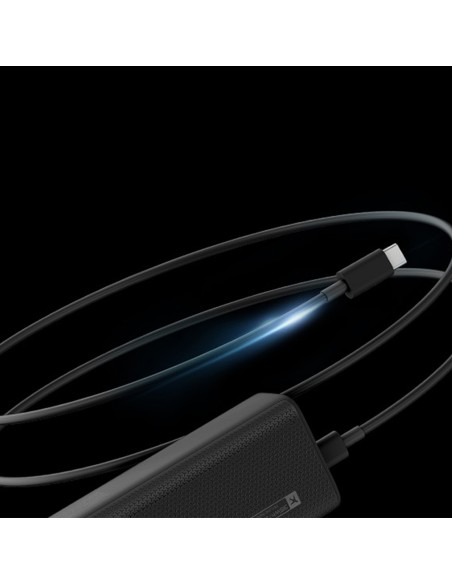 
Nešiojamoji baterija 10000mAh USB-C USB-A 150W - juoda
