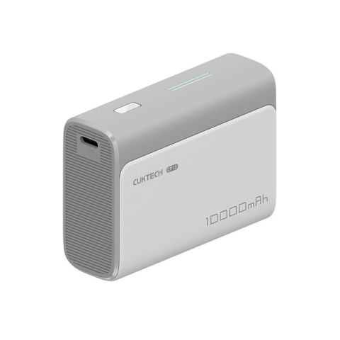 
Nešiojamoji baterija 10000mAh USB-A USB-C 30W - pilka
