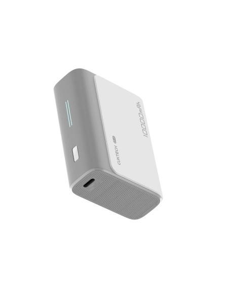 
Nešiojamoji baterija 10000mAh USB-A USB-C 30W - pilka
